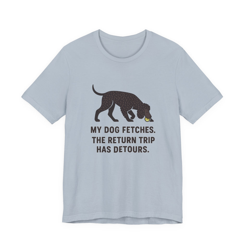 Irish Water Spaniel Return Trip Has Detours Tee