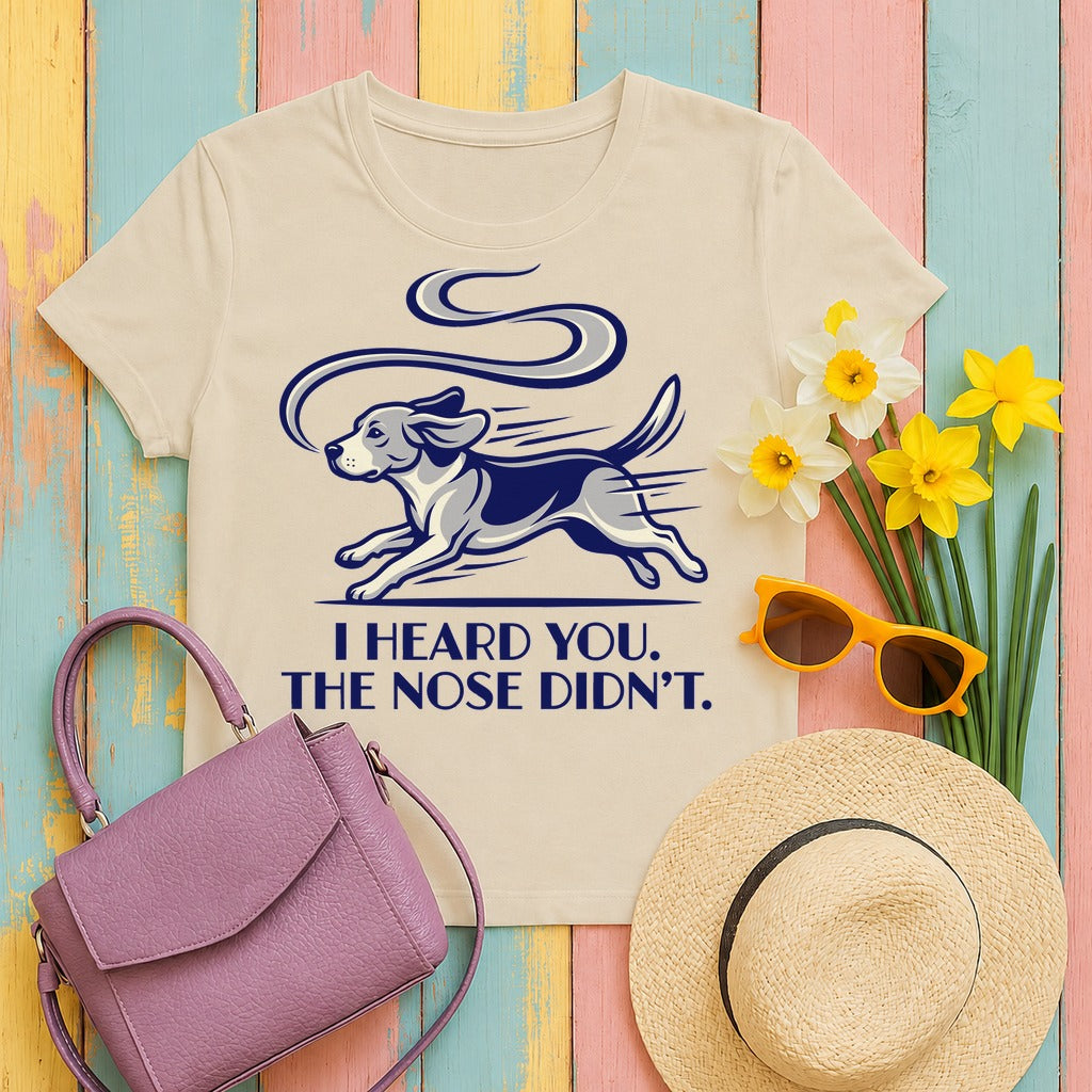 Beagle Saga: The Nose Didn't T-Shirt in Sand