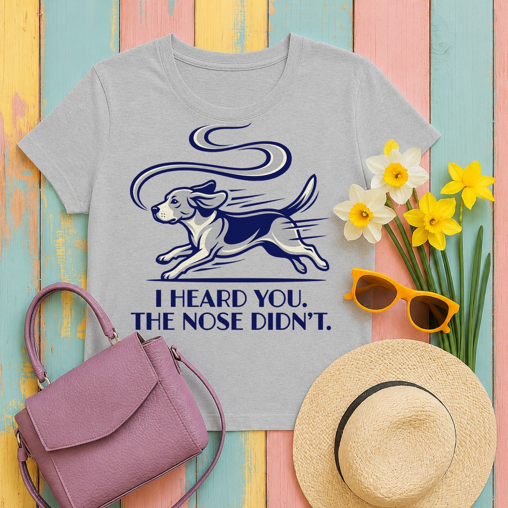 Beagle Saga: The Nose Didn't T-Shirt in Sport Grey