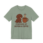 Boykin Spaniel Powered by Boykin & Coffee Tee