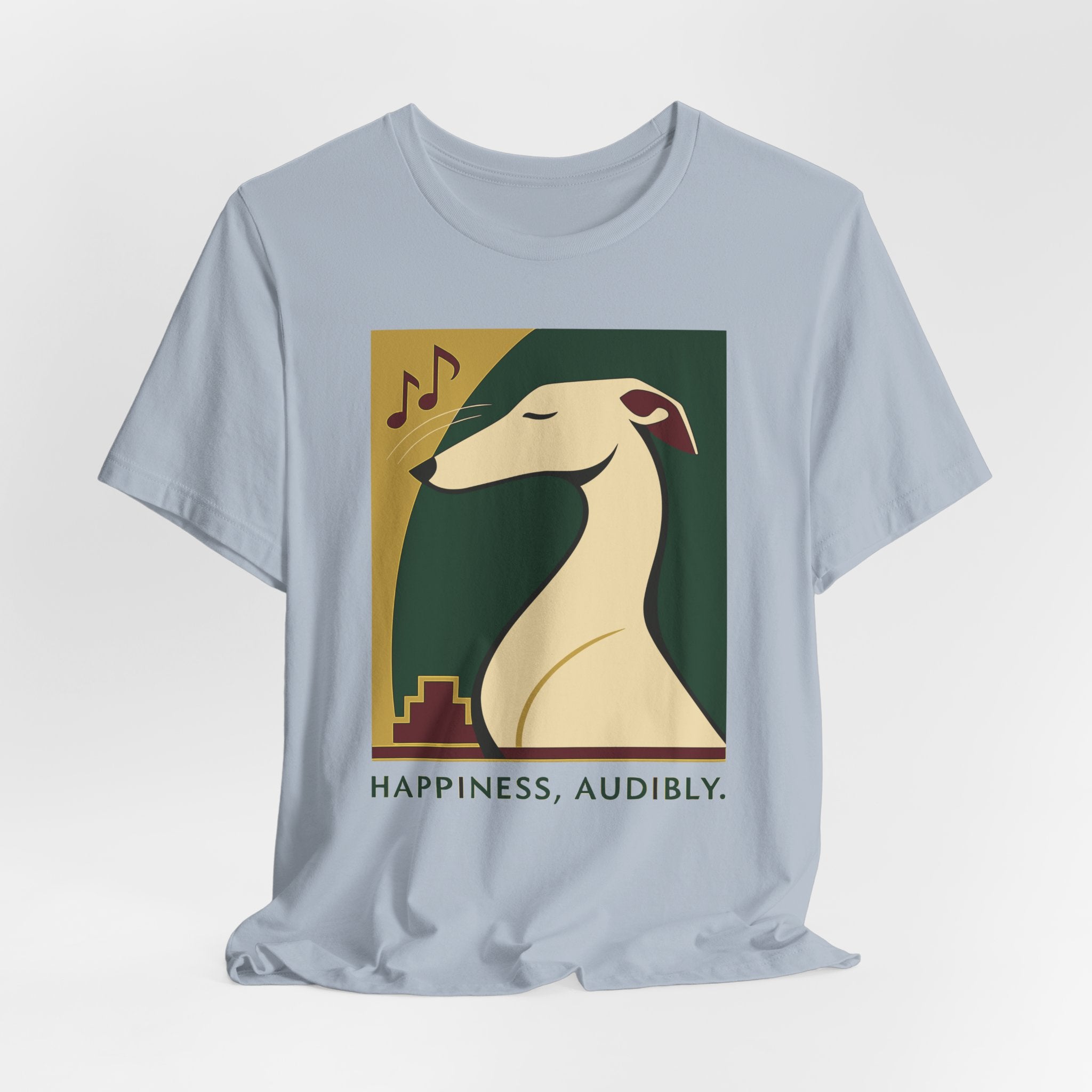 Greyhound Happiness Audibly Tee