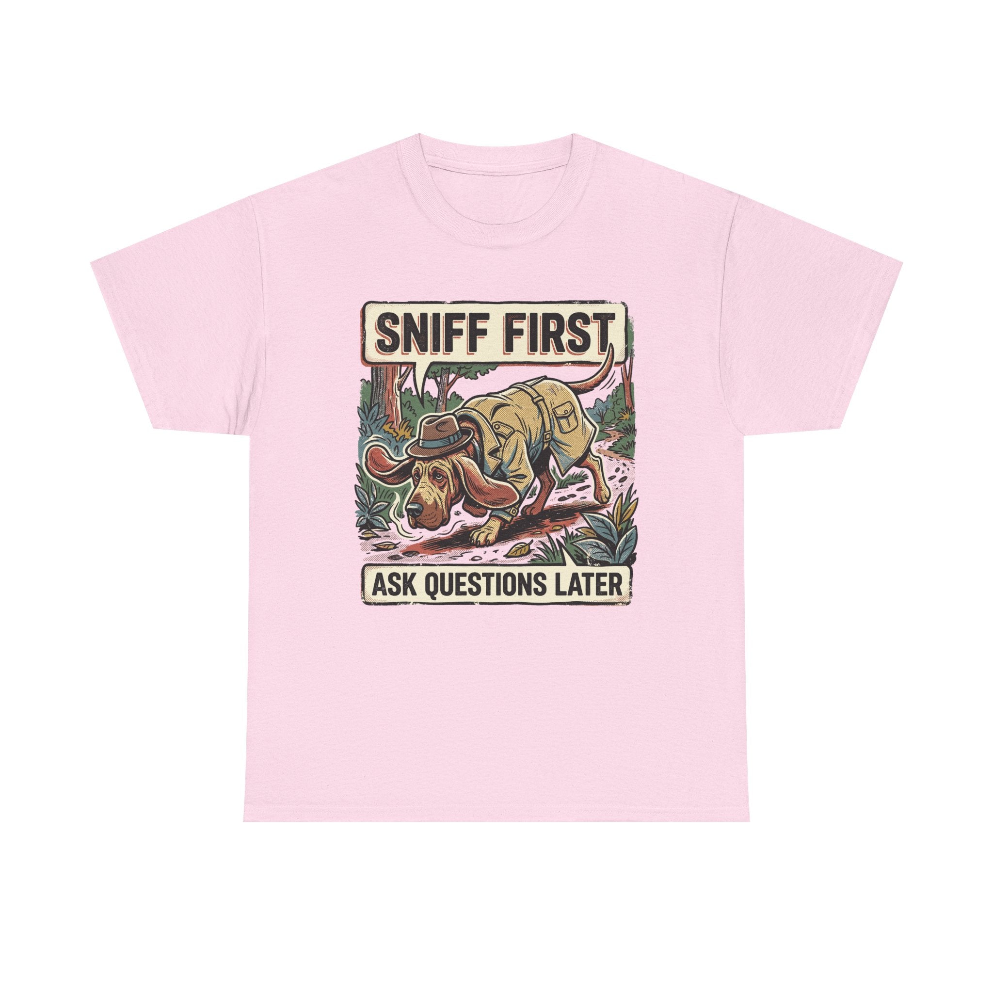Noir Bloodhound 'Sniff First' T-Shirt