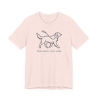 Dog Walks Golden Retriever T-Shirt