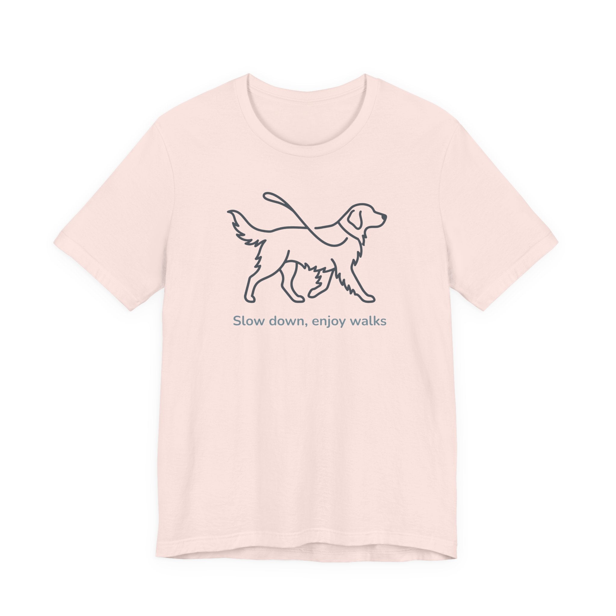 Dog Walks Golden Retriever T-Shirt