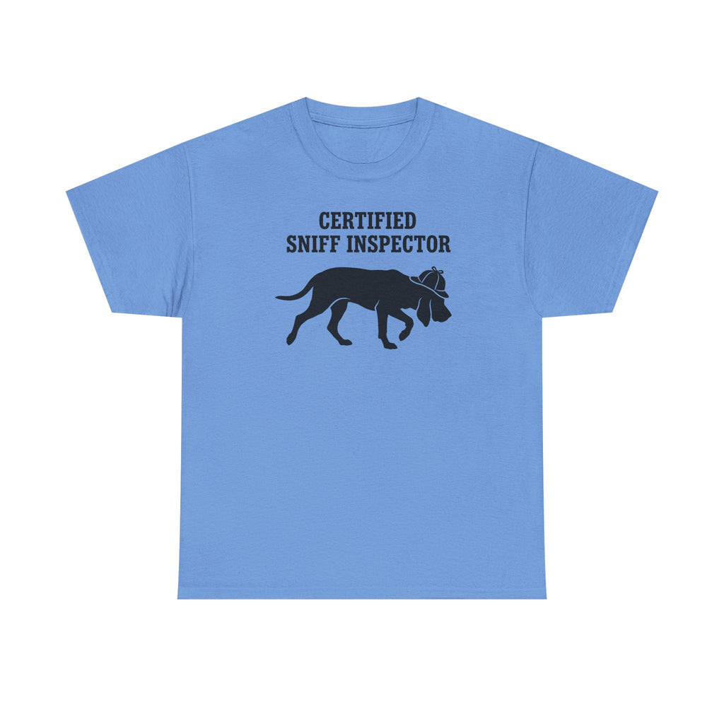 Certified Sniff Inspector Bloodhound T-Shirt