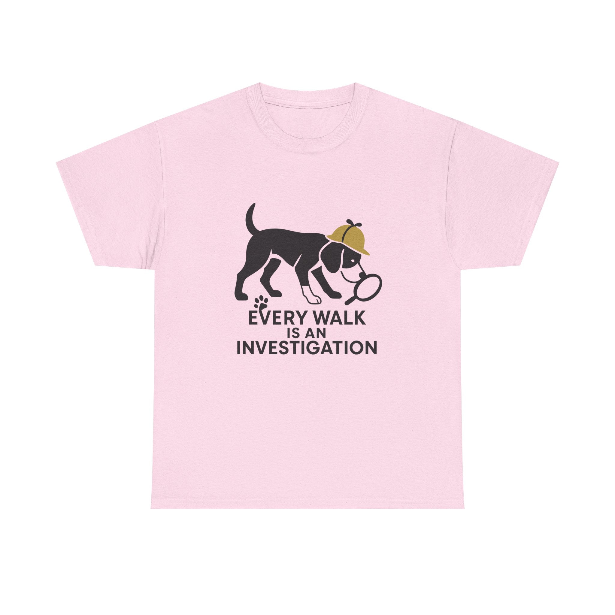 Every Walk Is An Investigation Beagle Artwork T-Shirt
