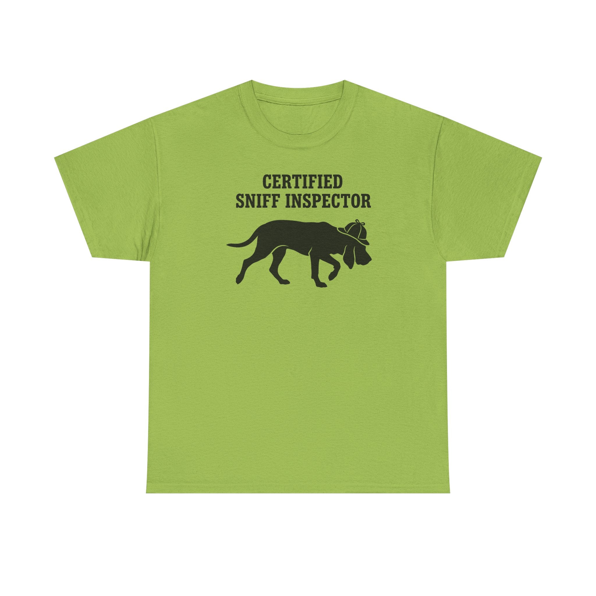 Certified Sniff Inspector Bloodhound T-Shirt