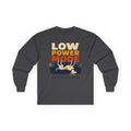 Low Power Mode Greyhound Long Sleeve Tee in Dark Heather