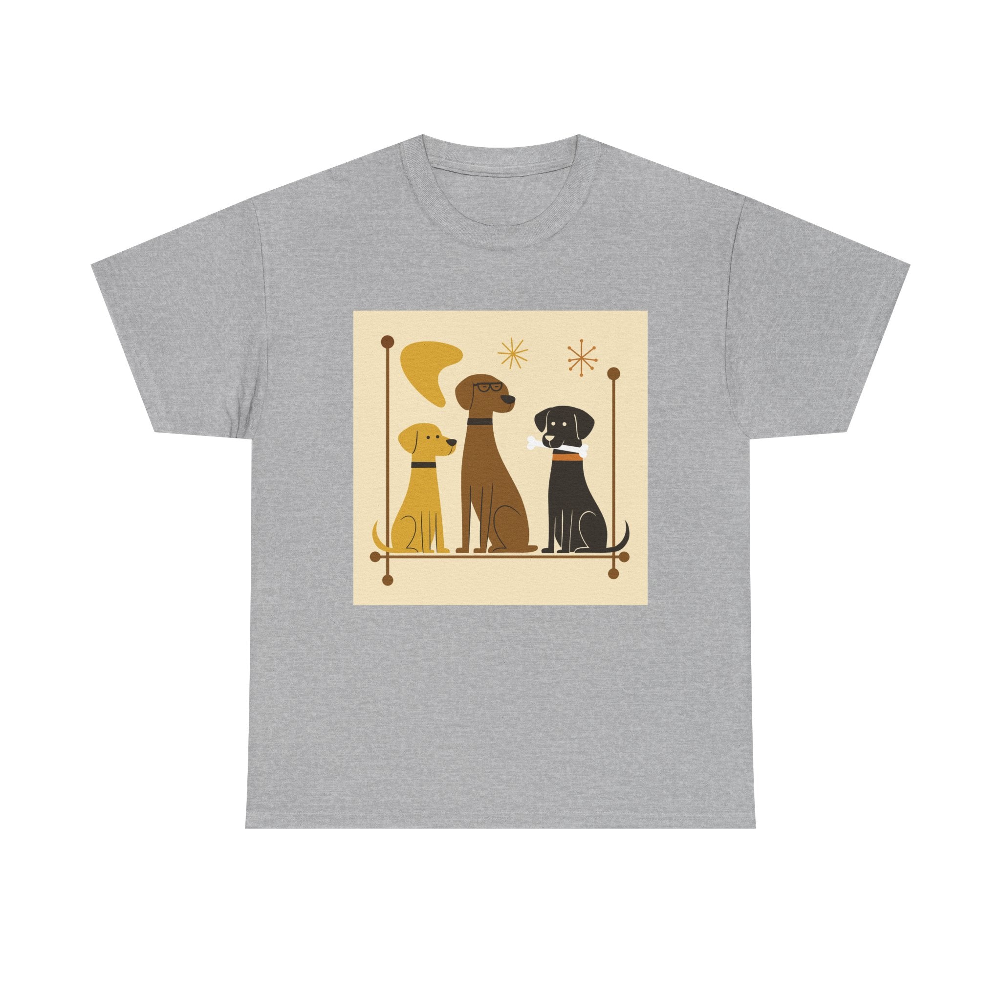 Retro Mid-Century Mod Labs T-Shirt