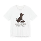 Irish Water Spaniel She Found Something To Do Tee