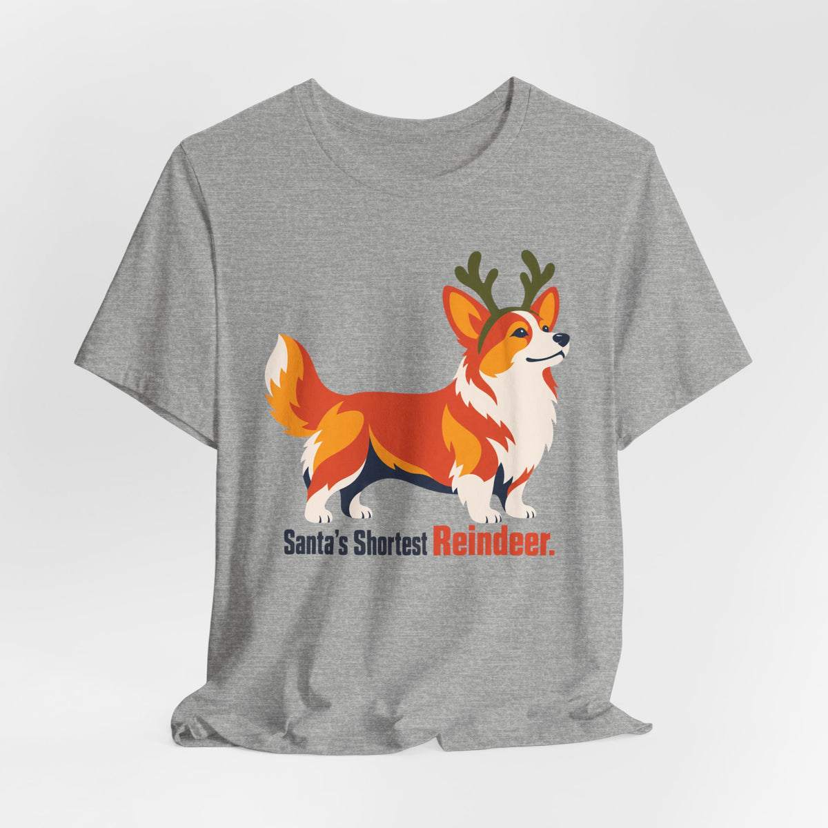 Santas Shortest Reindeer Corgi T-Shirt