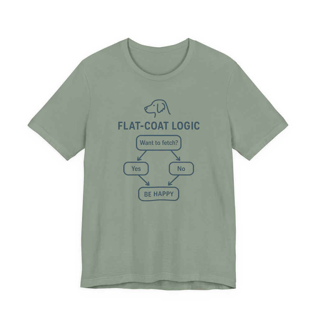 Flat-Coat Logic Flowchart Tee