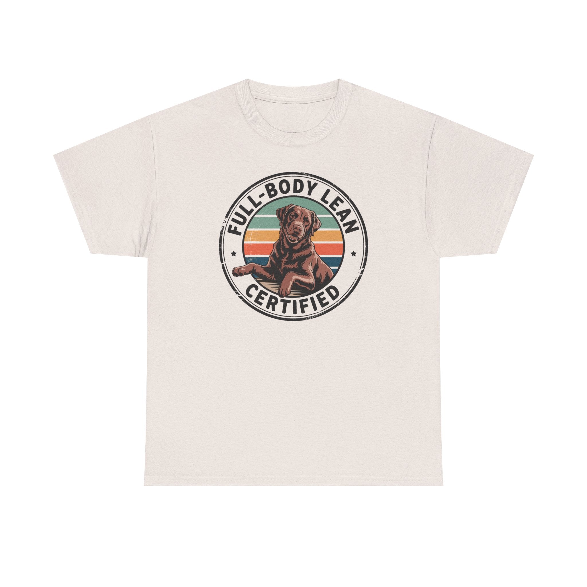 Full Body Lean Certified Chocolate Labrador Retriever T-Shirt