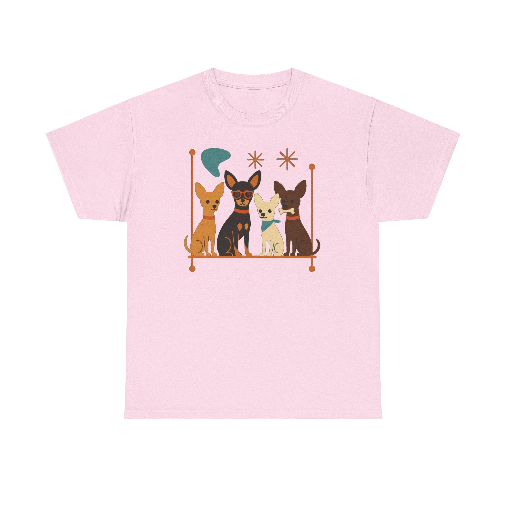 Mid-Century Chihuahua Crew T-Shirt