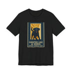 Black Lab Greeted Like a Hero Tee