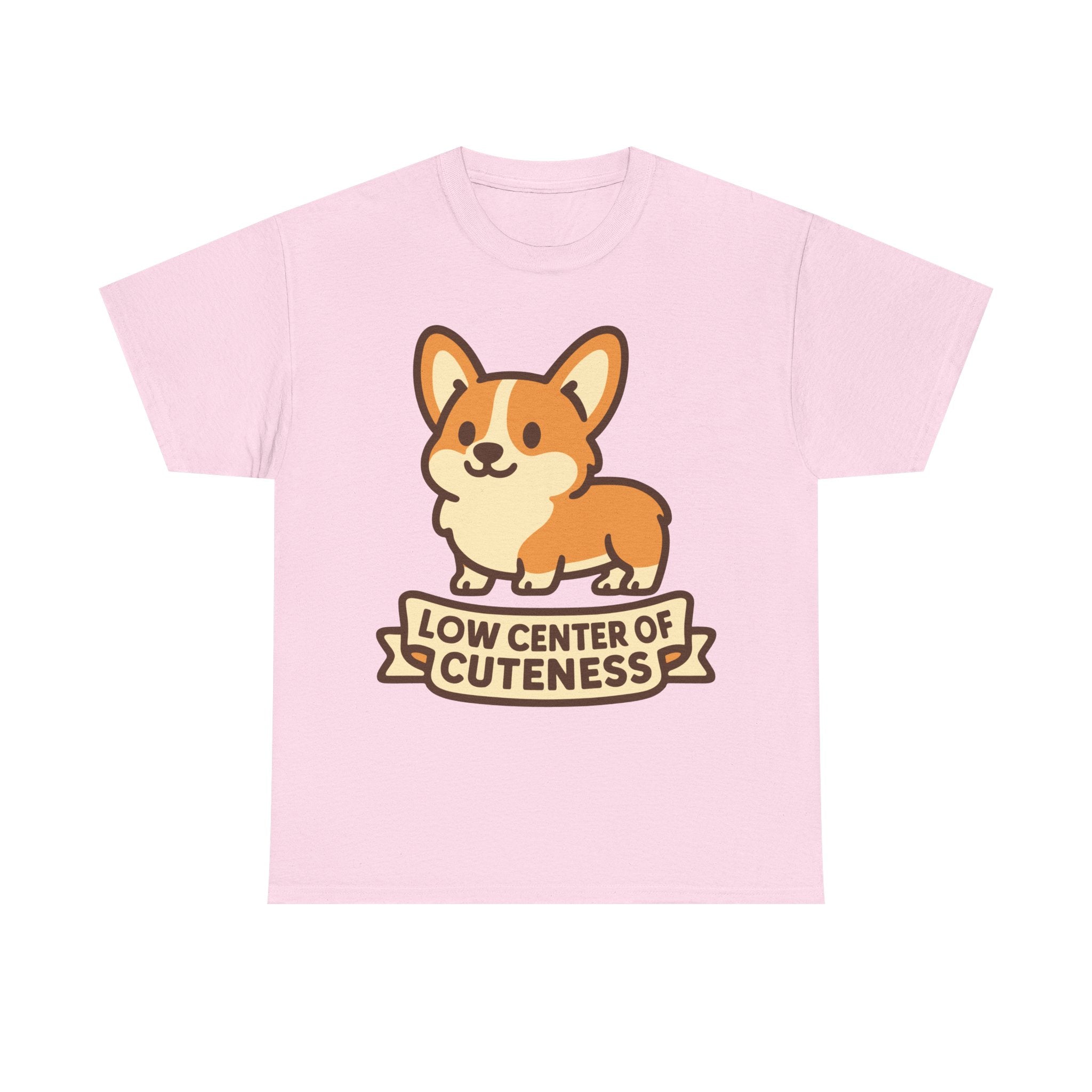 "Low Center of Cuteness" Corgi T-shirt