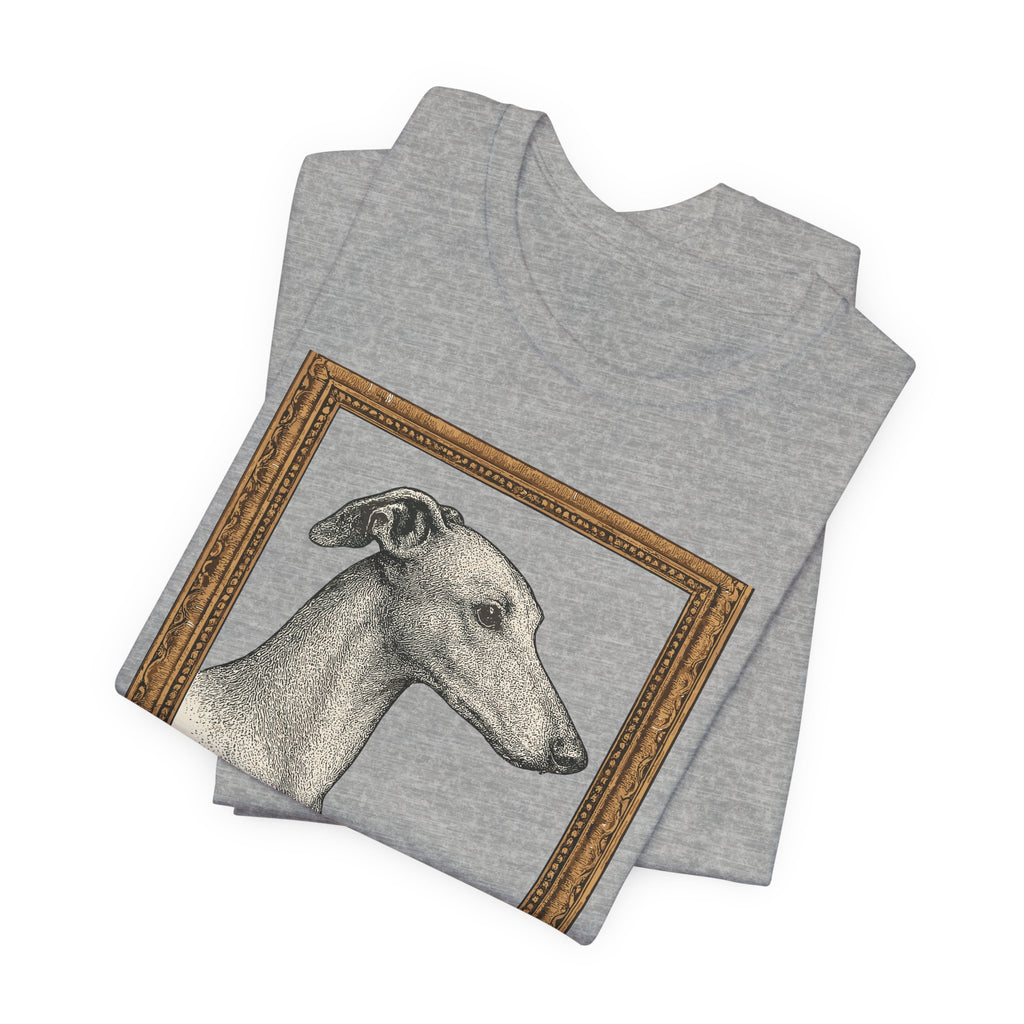 Greyhound A Study in Pointillism Tee