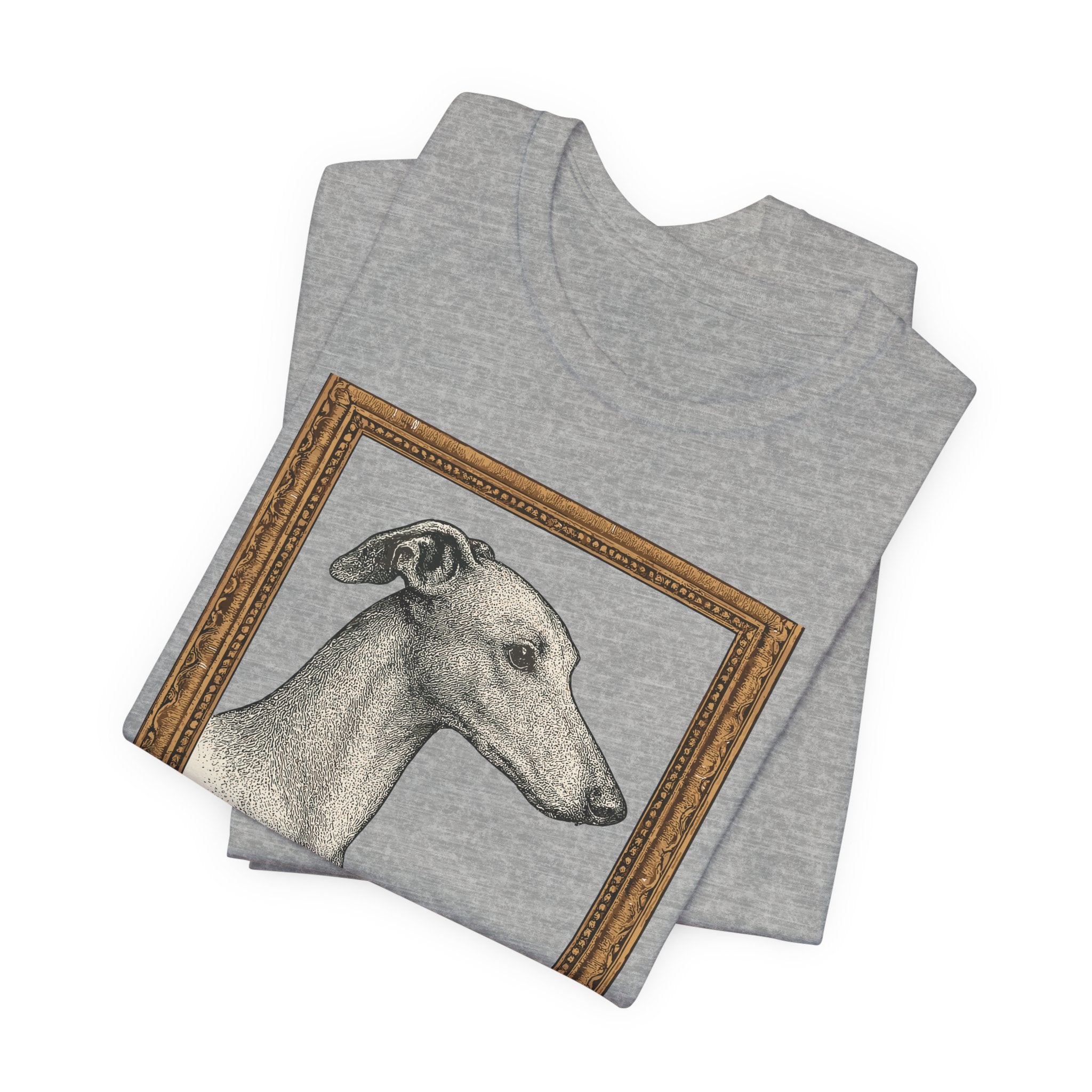 Greyhound A Study in Pointillism Tee
