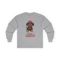 I'm A Delight Dachshund Long Sleeve Tee in Sport Grey