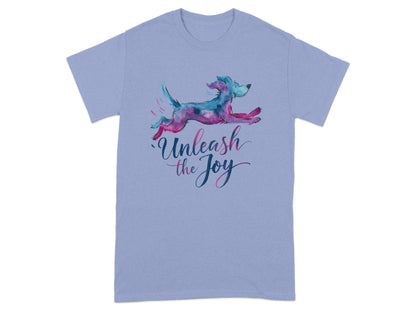 Unleash the Joy T-Shirt with Colorful Dog design product