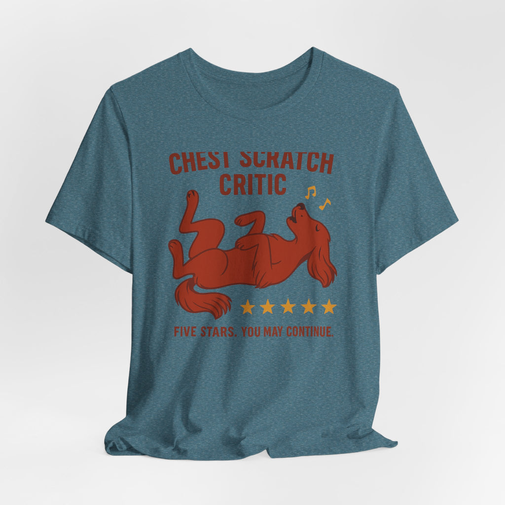 Irish Setter Chest Scratch Critic Tee
