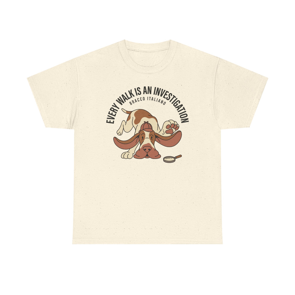Bracco Italiano Detective Walk T-Shirt