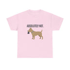 Absolutely Not Dog Poop Bag Humor Statement T-Shirt