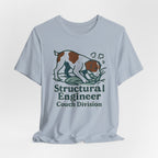 Brittany Spaniel Structural Engineer, Couch Division Tee