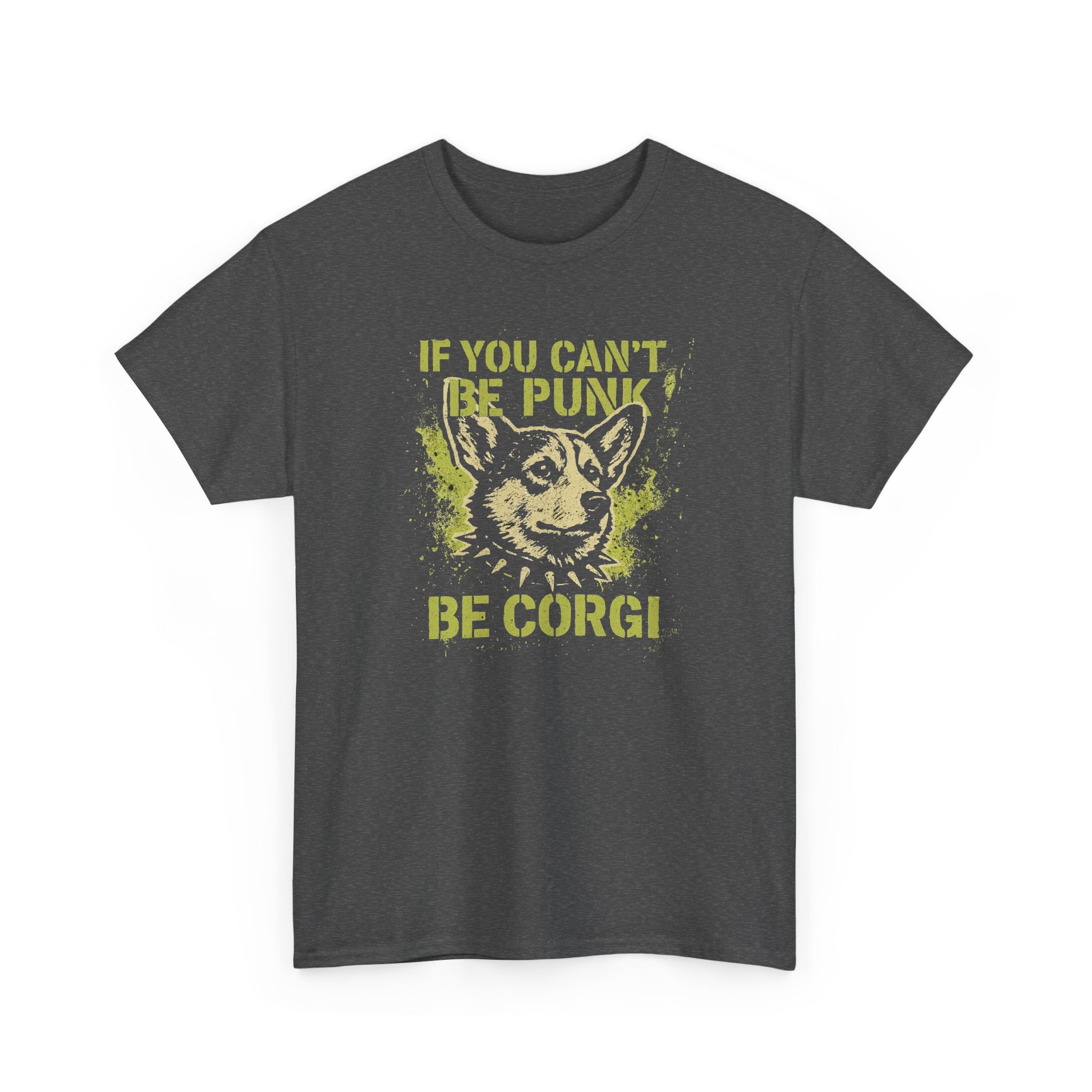 If You Can't Be Punk Be Corgi Corgi Art Design T-Shirt