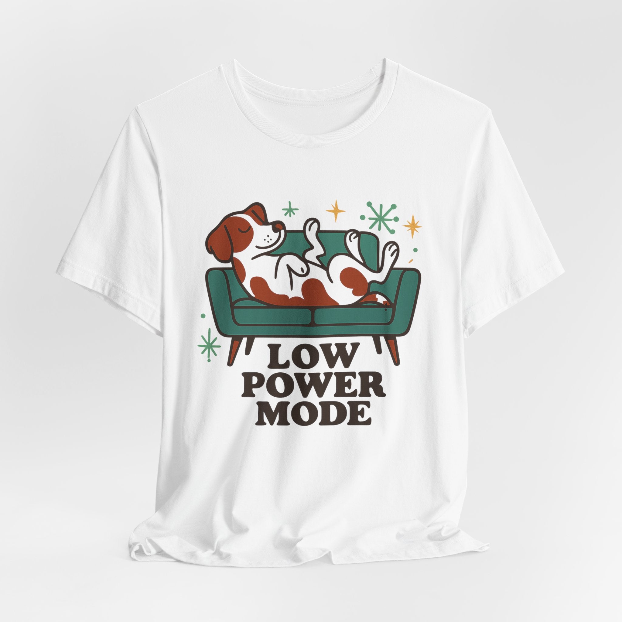 Brittany Spaniel Low Power Mode Tee