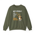 Beagle Look At That Face Sweatshirt in Military Green