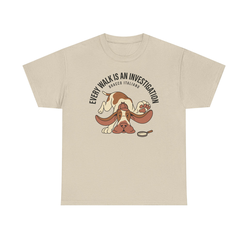 Bracco Italiano Detective Walk T-Shirt