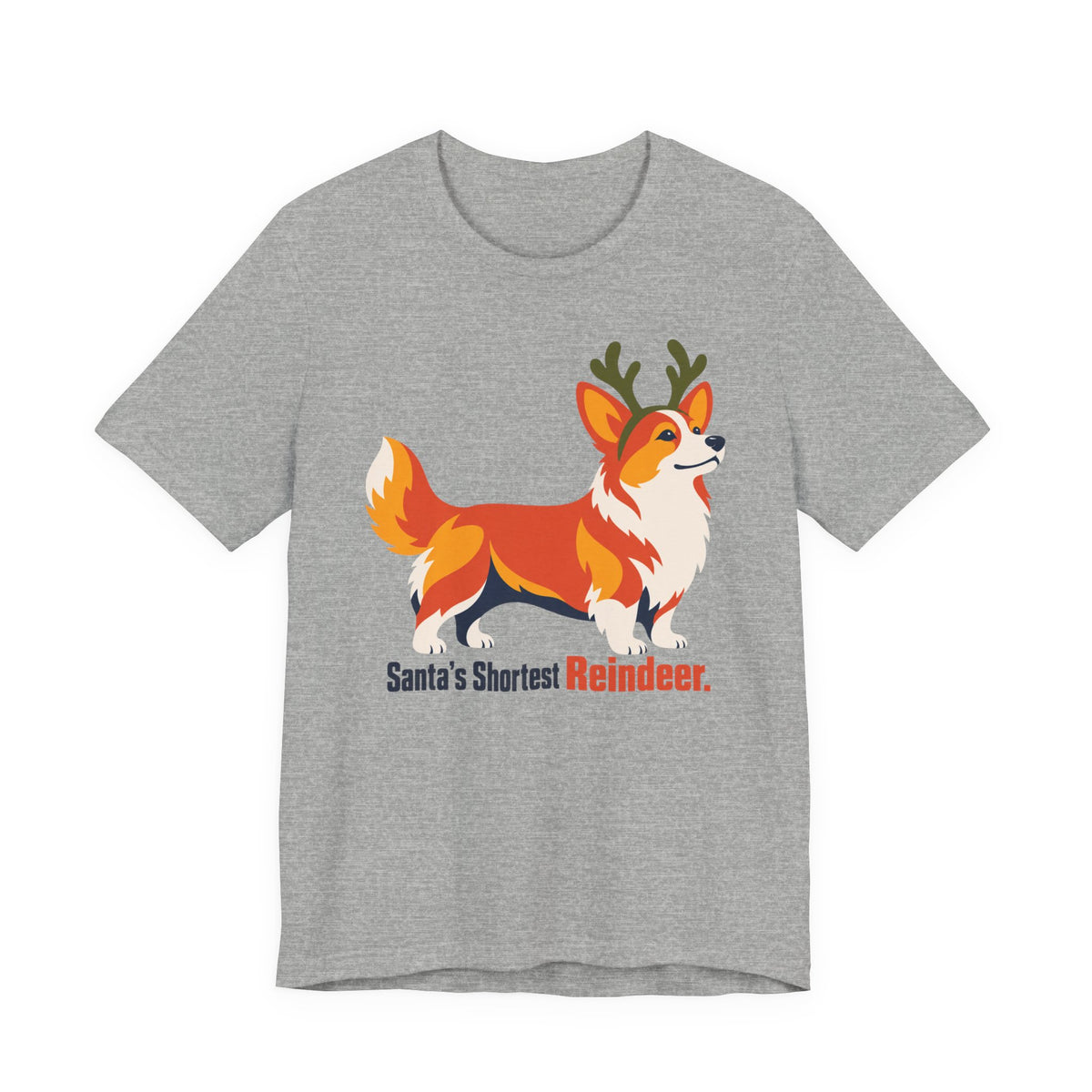 Santas Shortest Reindeer Corgi T-Shirt