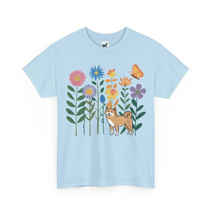 Floral Shiba T Shirt T-shirt