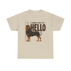 Leaning Hello Coonhound T-Shirt