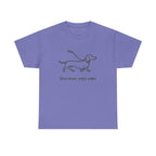 Dachshund Stroll Minimalist t-shirt, view 6