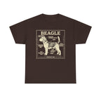 Whimsical Beagle Blueprint T-Shirt