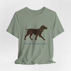 Boykin Spaniel Slow Down Enjoy Walks Tee