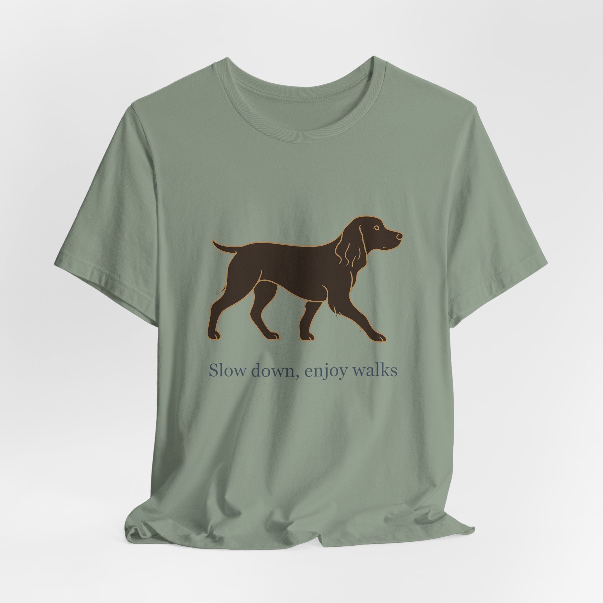 Boykin Spaniel Slow Down Enjoy Walks Tee