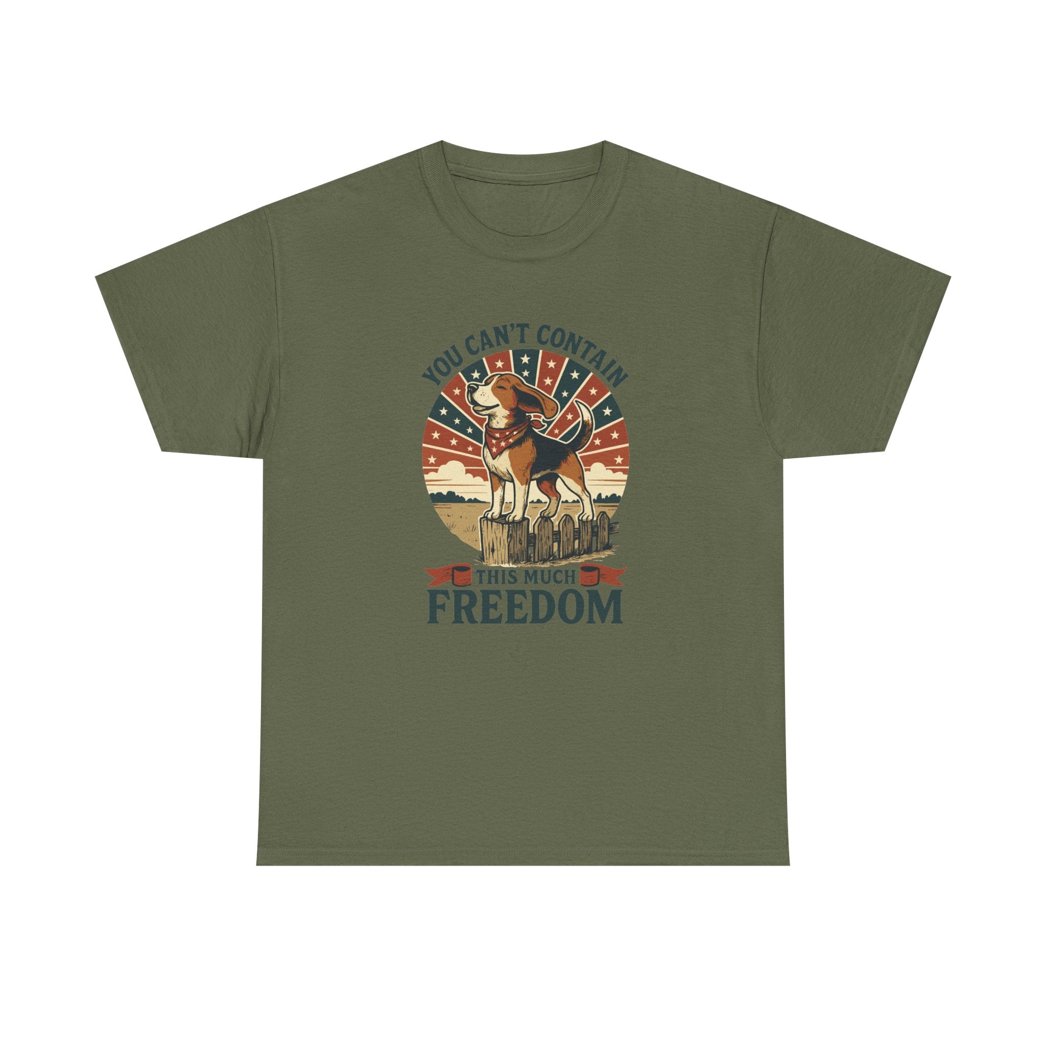 You Can't Contain This Much Freedom Beagle T-Shirt