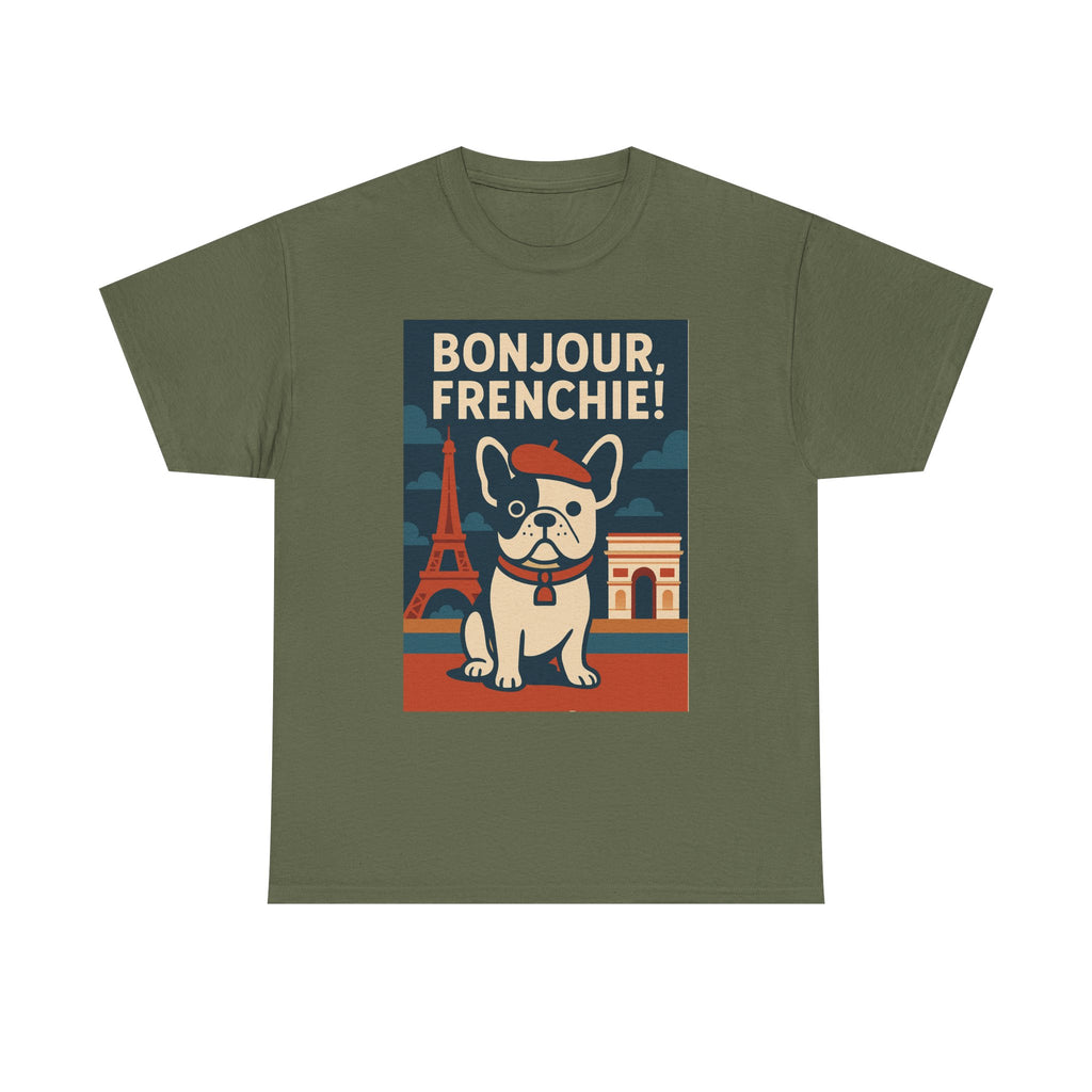 Bonjour Frenchie French Bulldog Paris T-Shirt