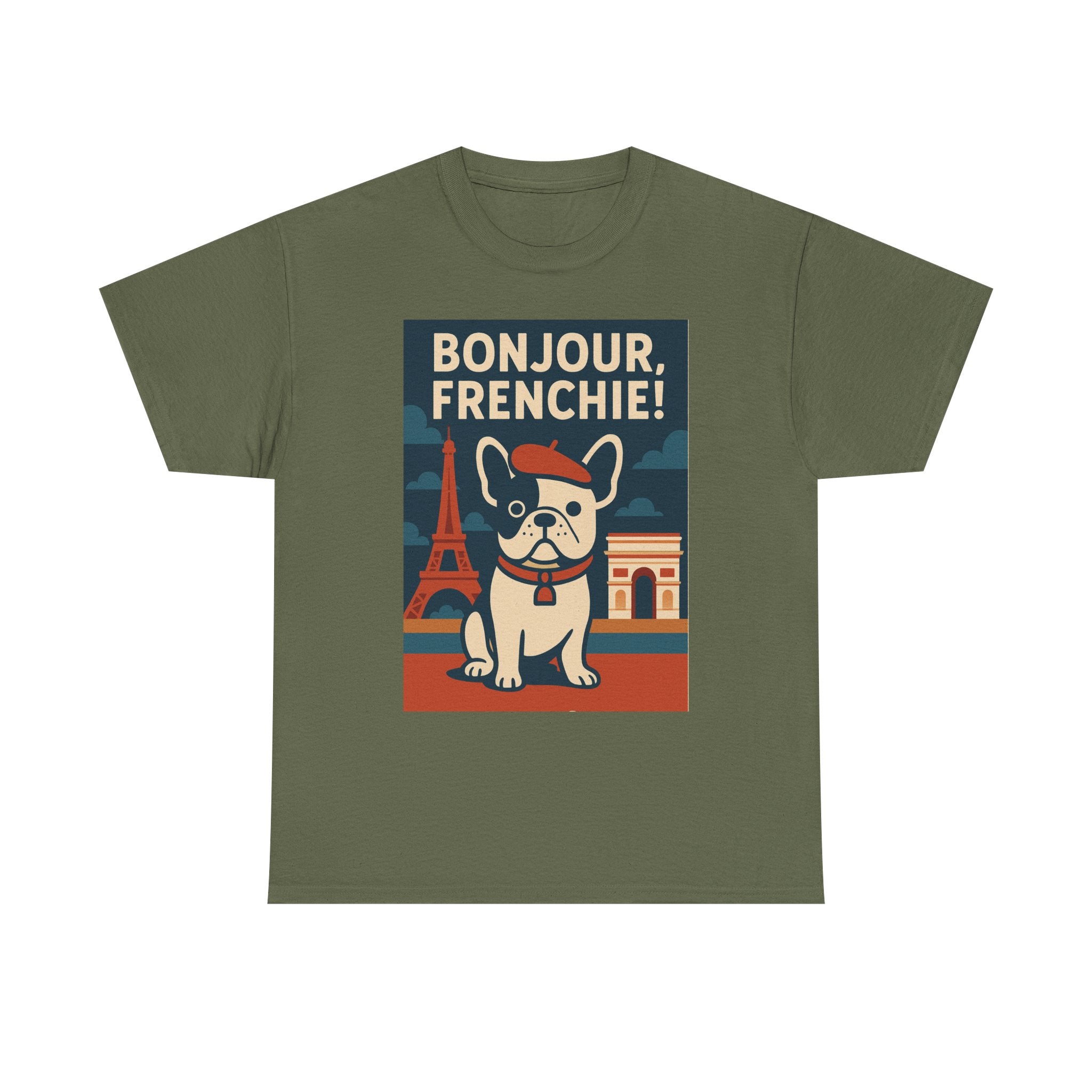 Bonjour Frenchie French Bulldog Paris T-Shirt