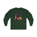 Trust The Nose Beagle Long Sleeve Tee in Forest Green