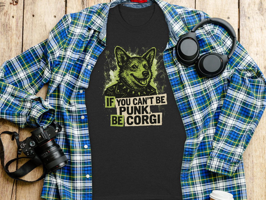 If You Can't Be Punk Be Corgi T-Shirt