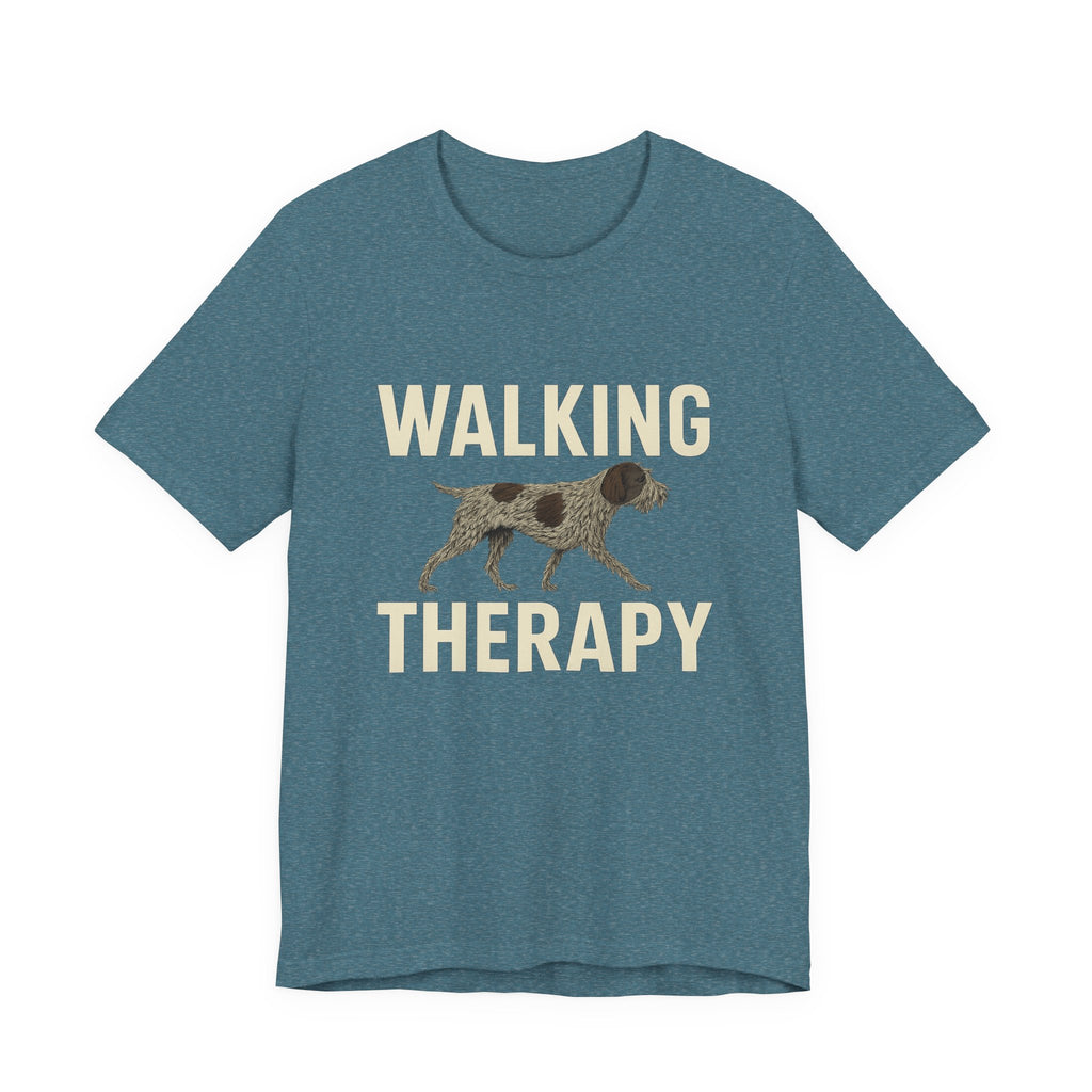 Wirehaired Pointing Griffon Walking Therapy Tee