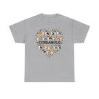 Corgi Corgaholic Heart T-Shirt