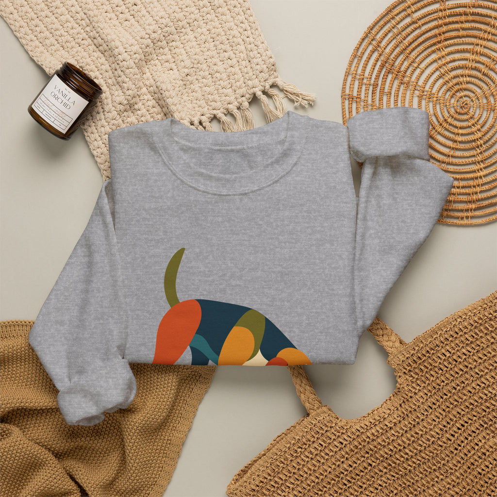 Feral Little Creature Sniffing Beagle Sweatshirt