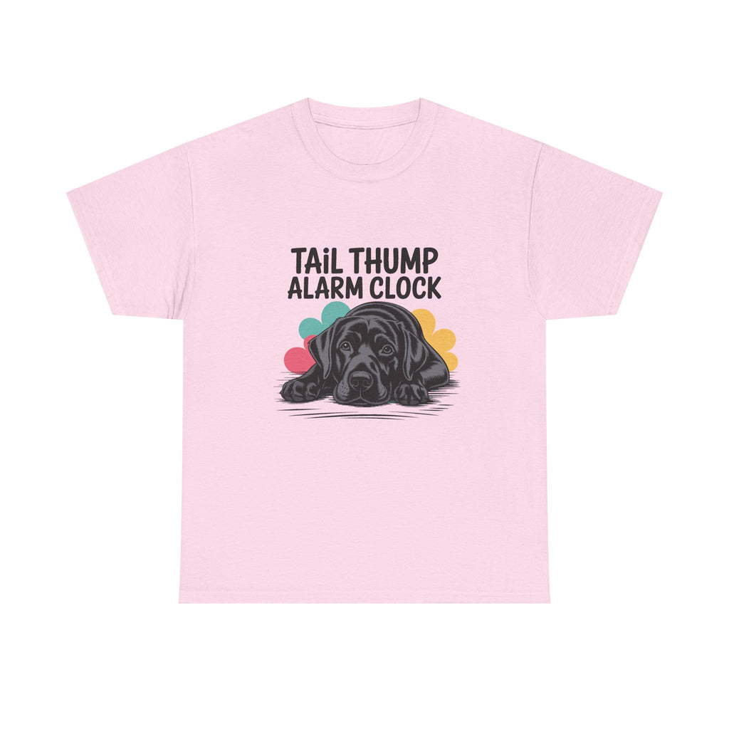 Tail Thump Alarm Clock Black Lab T-Shirt