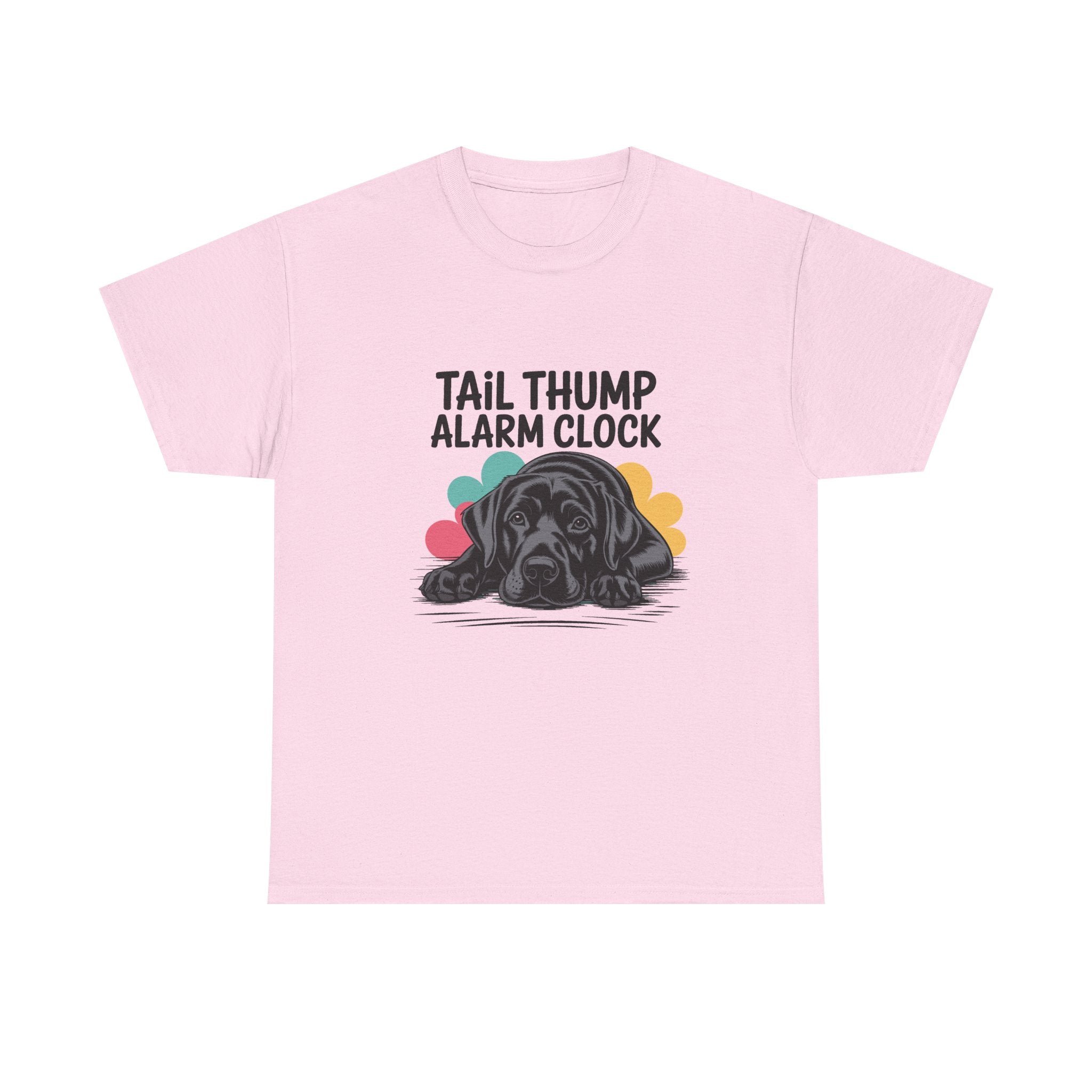 Tail Thump Alarm Clock Black Lab T-Shirt