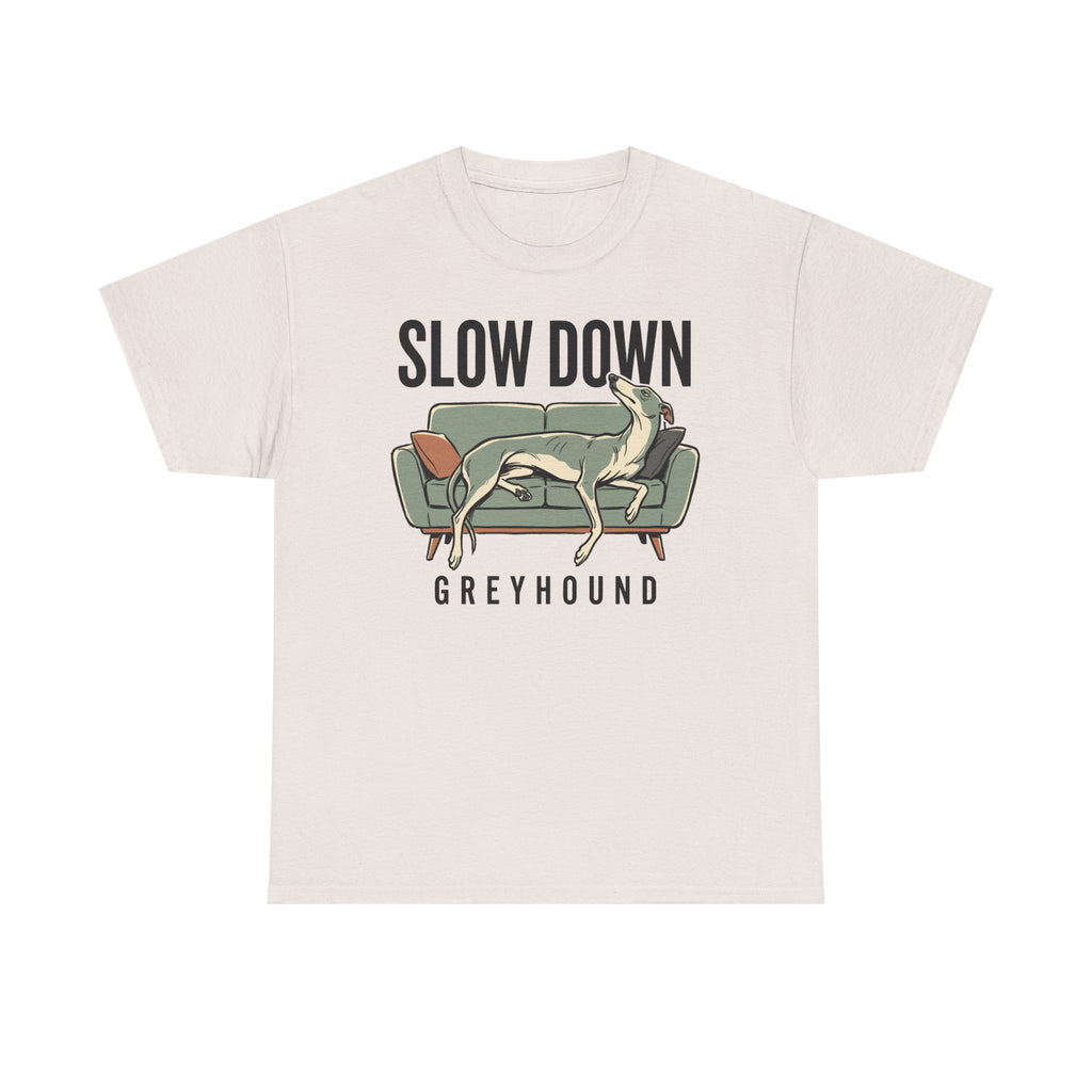 Premium Slow Down Greyhound Art T-Shirt